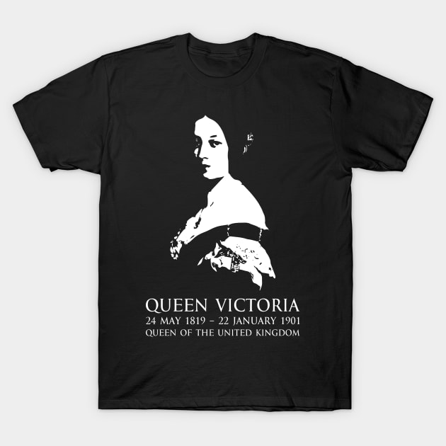 Queen Victoria Queen of the United Kingdom of Great Britain and Ireland FOGS People collection 32B - EN1 ***HM Queen Victoria reign almost 64 years! Her reign so long that the era was called Victorian era and it's soooo beautiful and elegance.*** T-Shirt by FOGSJ